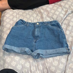 High Waisted Vintage Denim Shorts